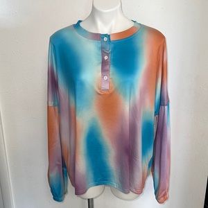 Clear Love XL Rainbow Top